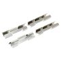 MPA 1003-0702AM Quality-Built Black Series Semi-Metallic Brake Pads w/ Hardware
