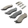 MPA 1003-0702C Quality-Built Black Series Ceramic Brake Pads w/ Hardware