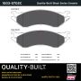MPA 1003-0702C Quality-Built Black Series Ceramic Brake Pads w/ Hardware