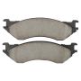 MPA 1003-0702C Quality-Built Black Series Ceramic Brake Pads w/ Hardware