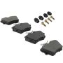 MPA 1003-0706M Quality-Built Black Series Semi-Metallic Brake Pads w/ Hardware