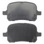 MPA 1003-0707C Quality-Built Black Series Ceramic Brake Pads w/ Hardware
