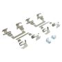 MPA 1003-0707C Quality-Built Black Series Ceramic Brake Pads w/ Hardware