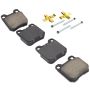 MPA 1003-0709M Quality-Built Black Series Semi-Metallic Brake Pads w/ Hardware
