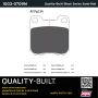 MPA 1003-0709M Quality-Built Black Series Semi-Metallic Brake Pads w/ Hardware