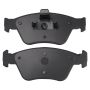MPA 1003-0710M Quality-Built Black Series Semi-Metallic Brake Pads w/ Hardware