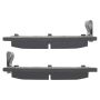 MPA 1003-0714C Quality-Built Black Series Ceramic Brake Pads w/ Hardware