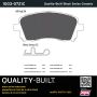 MPA 1003-0721C Quality-Built Black Series Ceramic Brake Pads w/ Hardware