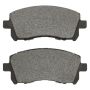 MPA 1003-0721M Quality-Built Black Series Semi-Metallic Brake Pads w/ Hardware