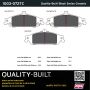 MPA 1003-0727C Quality-Built Black Series Ceramic Brake Pads w/ Hardware