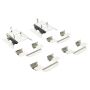 MPA 1003-0729C Quality-Built Black Series Ceramic Brake Pads w/ Hardware