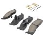 MPA 1003-0730M Quality-Built Black Series Semi-Metallic Brake Pads w/ Hardware