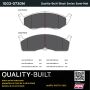 MPA 1003-0730M Quality-Built Black Series Semi-Metallic Brake Pads w/ Hardware