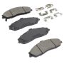 MPA 1003-0731C Quality-Built Black Series Ceramic Brake Pads w/ Hardware