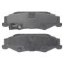 MPA 1003-0732C Quality-Built Black Series Ceramic Brake Pads w/ Hardware