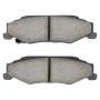 MPA 1003-0732C Quality-Built Black Series Ceramic Brake Pads w/ Hardware