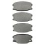 MPA 1003-0734M Quality-Built Black Series Semi-Metallic Brake Pads