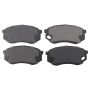 MPA 1003-0735M Quality-Built Black Series Semi-Metallic Brake Pads w/ Hardware