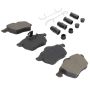 MPA 1003-0736C Quality-Built Black Series Ceramic Brake Pads w/ Hardware