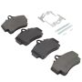 MPA 1003-0738C Quality-Built Black Series Ceramic Brake Pads w/ Hardware