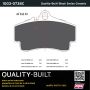 MPA 1003-0738C Quality-Built Black Series Ceramic Brake Pads w/ Hardware