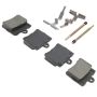 MPA 1003-0739C Quality-Built Black Series Ceramic Brake Pads w/ Hardware