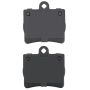 MPA 1003-0739C Quality-Built Black Series Ceramic Brake Pads w/ Hardware