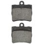 MPA 1003-0739M Quality-Built Black Series Semi-Metallic Brake Pads w/ Hardware