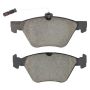 MPA 1003-0740M Quality-Built Black Series Semi-Metallic Brake Pads w/ Hardware