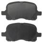 MPA 1003-0741M Quality-Built Black Series Semi-Metallic Brake Pads w/ Hardware