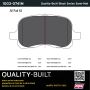 MPA 1003-0741M Quality-Built Black Series Semi-Metallic Brake Pads w/ Hardware