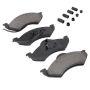 MPA 1003-0746M Quality-Built Black Series Semi-Metallic Brake Pads w/ Hardware
