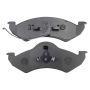 MPA 1003-0746M Quality-Built Black Series Semi-Metallic Brake Pads w/ Hardware