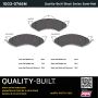 MPA 1003-0746M Quality-Built Black Series Semi-Metallic Brake Pads w/ Hardware