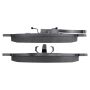 MPA 1003-0746M Quality-Built Black Series Semi-Metallic Brake Pads w/ Hardware