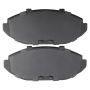 MPA 1003-0748M Quality-Built Black Series Semi-Metallic Brake Pads w/ Hardware