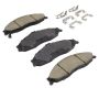 MPA 1003-0749C Quality-Built Black Series Ceramic Brake Pads w/ Hardware
