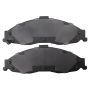 MPA 1003-0749C Quality-Built Black Series Ceramic Brake Pads w/ Hardware