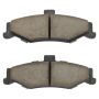 MPA 1003-0750C Quality-Built Black Series Ceramic Brake Pads w/ Hardware