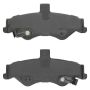 MPA 1003-0750M Quality-Built Black Series Semi-Metallic Brake Pads w/ Hardware