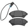 MPA 1003-0753C Quality-Built Black Series Ceramic Brake Pads w/ Hardware