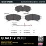 MPA 1003-0753M Quality-Built Black Series Semi-Metallic Brake Pads w/ Hardware