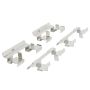 MPA 1003-0753M Quality-Built Black Series Semi-Metallic Brake Pads w/ Hardware