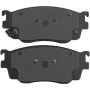 MPA 1003-0755M Quality-Built Black Series Semi-Metallic Brake Pads w/ Hardware