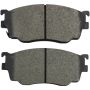 MPA 1003-0755M Quality-Built Black Series Semi-Metallic Brake Pads w/ Hardware