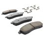 MPA 1003-0757C Quality-Built Black Series Ceramic Brake Pads w/ Hardware