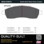 MPA 1003-0757C Quality-Built Black Series Ceramic Brake Pads w/ Hardware