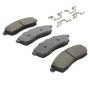 MPA 1003-0757M Quality-Built Black Series Semi-Metallic Brake Pads w/ Hardware