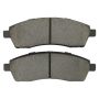MPA 1003-0757M Quality-Built Black Series Semi-Metallic Brake Pads w/ Hardware