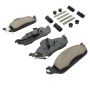 MPA 1003-0760C Quality-Built Black Series Ceramic Brake Pads w/ Hardware